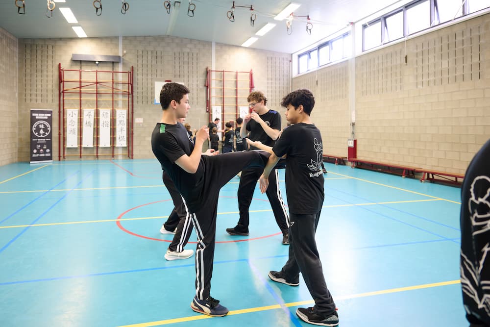 Kung Fu Kids training